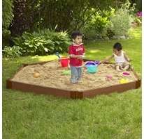 New Kids Play Hexagonal Sandbox 7 × 8 × 6 Sand Box  