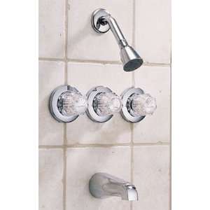  Delta 2689 Polished Chrome Tub & Shower Faucet