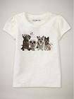 NWT BABY GAP HAVANA EMBELLISHED GRAPHIC T DOGS 4T 4 YEA