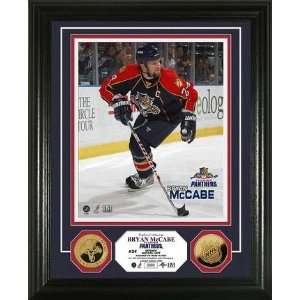 Bryan McCabe Florida Panthers 24KT Gold Coin Photo Mint