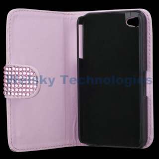   HELLO KITTY LEATHER BLING FLIP CASE FOR IPHONE 4S 4 4G 4Gs PC99  