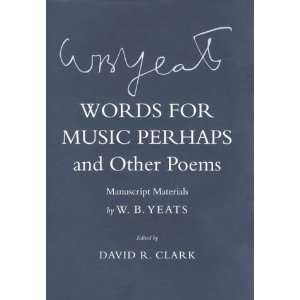  Words for Music Perhaps and Other Poems Manuscript 