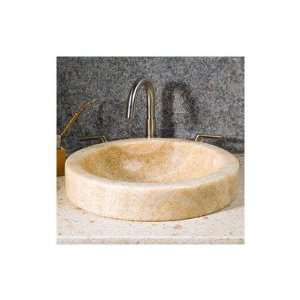  Semi Recessed Deckmount Bathroom Sink in Sancrystal Onyx 