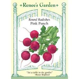  Radishes   Round   Pink Punch Seeds Patio, Lawn & Garden
