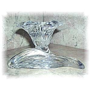  Crystal Lead Glass Heavy Rose Bowl Or Candle Holder 