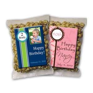 Caramel Corn   Personalized   Birthday Favors   8 Designs   3 Flavors 