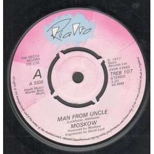  MAN FROM UNCLE 7 INCH (7 VINYL 45) UK RIALTO 1977 MOSKOW Music