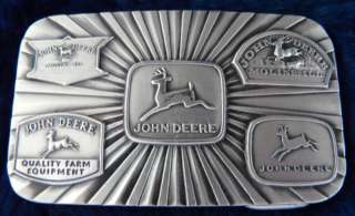 John Deere Logo Signs Farming Agriculture Belt Buckle  