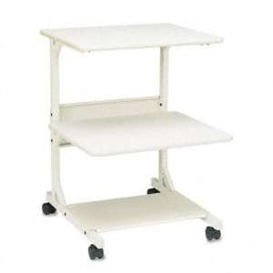  Dual Laser Printer Stand   24 x 24 x 33, Gray(sold 