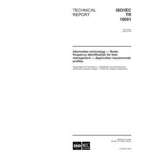  ISO/IEC TR 180012004, Information technology   Radio 