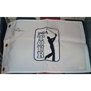  Jack Nicklaus Pga Golf Masters Champion Signed Pin Flag 