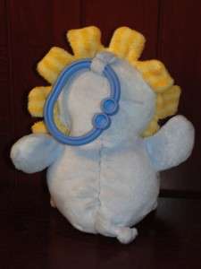   Mine Blue Yellow Lion Musical Plush Stuffed Animal Baby Toy 8  
