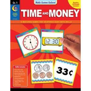   Press Math Games Galore Time and Money   Grade 1 Toys & Games