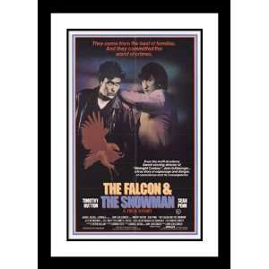  The Falcon and the Snowman 20x26 Framed and Double Matted 