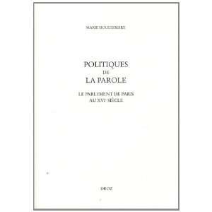   de paris au xvie siecle (9782600014373) Houllemare Marie Books