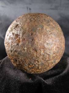 Authentic French & Indian War Dug 3 CANNON BALL 4lbs NY State  
