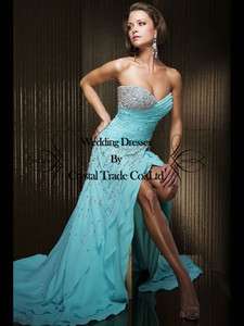   Beaded Wedding Bridal Gown Formal Prom Evening Girl Party Dresses