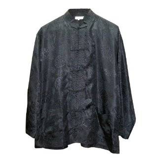    Black Silk Velvet Mandarin Jacket, Chinese Clothing Clothing