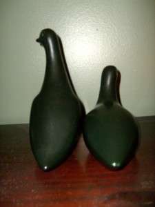 Mid Century Howard Pierce California Pottery Pigeon Ceramic Figurines 