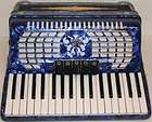 Rossetti Piano Accordion 72 Bass 34 Keys 5 Switches Blue
