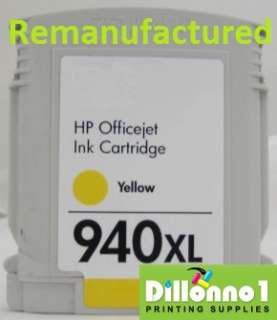 HP 940XL C4909A C4905A Yellow Inkjet 8000 8500  