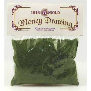  Money Drawing Powder Incense 1618 gold 