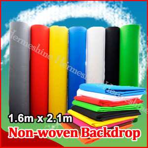 6m(5.2ft)×2.1m(7ft) Non Woven Fabric Backdrop Black  