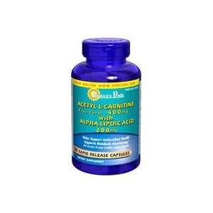 Acetyl L Carnitine 400 mg with Alpha Lipoic Acid 200 mg 400 mg/200 mg 