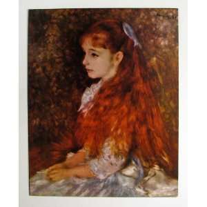  Pierre Auguste Renoir Mademoiselle Irene Board Print 