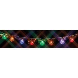 Christmas Balls with Ribbons LED Color changing Garland 