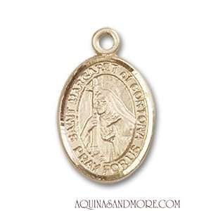 St. Margaret of Cortona Small 14kt Gold Medal