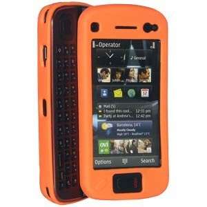  High Quality New Amzer Silicone Skin Jelly Case Orange For 