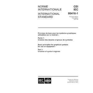  IEC 80416 1 Ed. 1.0 b2001, Basic principles for graphical symbols 