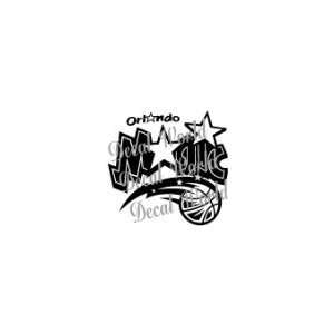  ORLANDO MAGIC TEAM NBA 10.75 LOGO WHITE VINYL DECAL 