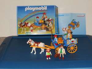Playmobil 3117 Farm Children w/ Horse and Buggy ~2001  