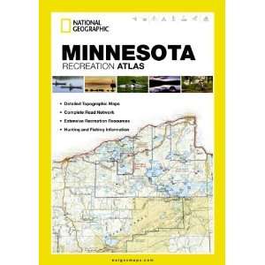  Minnesota Recreation Atlas by National Geographic (State 