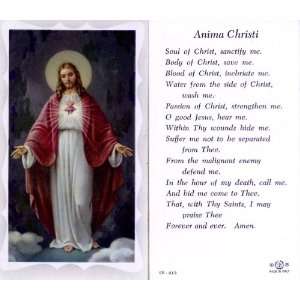 Anima Christi Holy Card (5P 019)   100 pack 