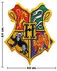 harry potter hogwarts school emblem embroidery stick crest iron on