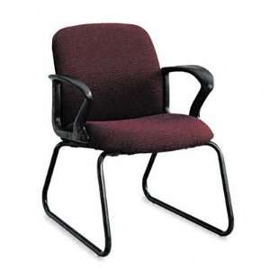  Gamut Series Guest Chair, Black Loop Arms & Sled Base 