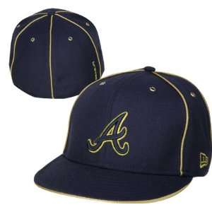 Atlanta Braves Bounty II Navy Fitted Hat  Sports 