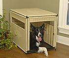 Wicker DOG HOUSE crate Rattan pet training kennel 4 szs