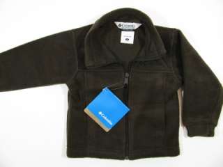 NEW Columbia TODDLER Boys Fleece Jacket 2T 3T Retails $26 ~ Brown 