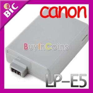 LP E5 LPE5 Battery 4 Canon EOS 450D 500D 1000D F X2 Xsi  