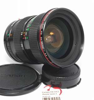 Canon FD 13,5/24 35mm FD Zoom Lens L  