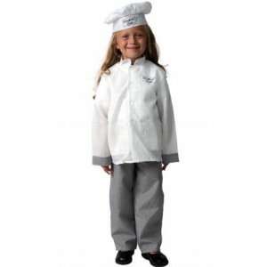  Gourmet Chef Dressup Costume Hat & Jacket Size 6/8 Toys 