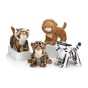   Cats Lion, Tiger, White Tiger, and Leopard 8H [Toy] Toys & Games