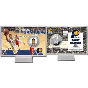  Highland Mint Indiana Pacers Danny Granger Silver Coin 