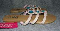 NEW Womens Beaded Embellished Thong Flip Flop Sandals 6 8 9 10 11 