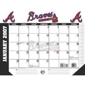Atlanta Braves 2007 Office Desk Calendar  Sports 