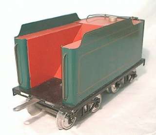   STANDARD SCALE PRESSED METAL GREEN CRESCENT LIMITED STEAM TENDER